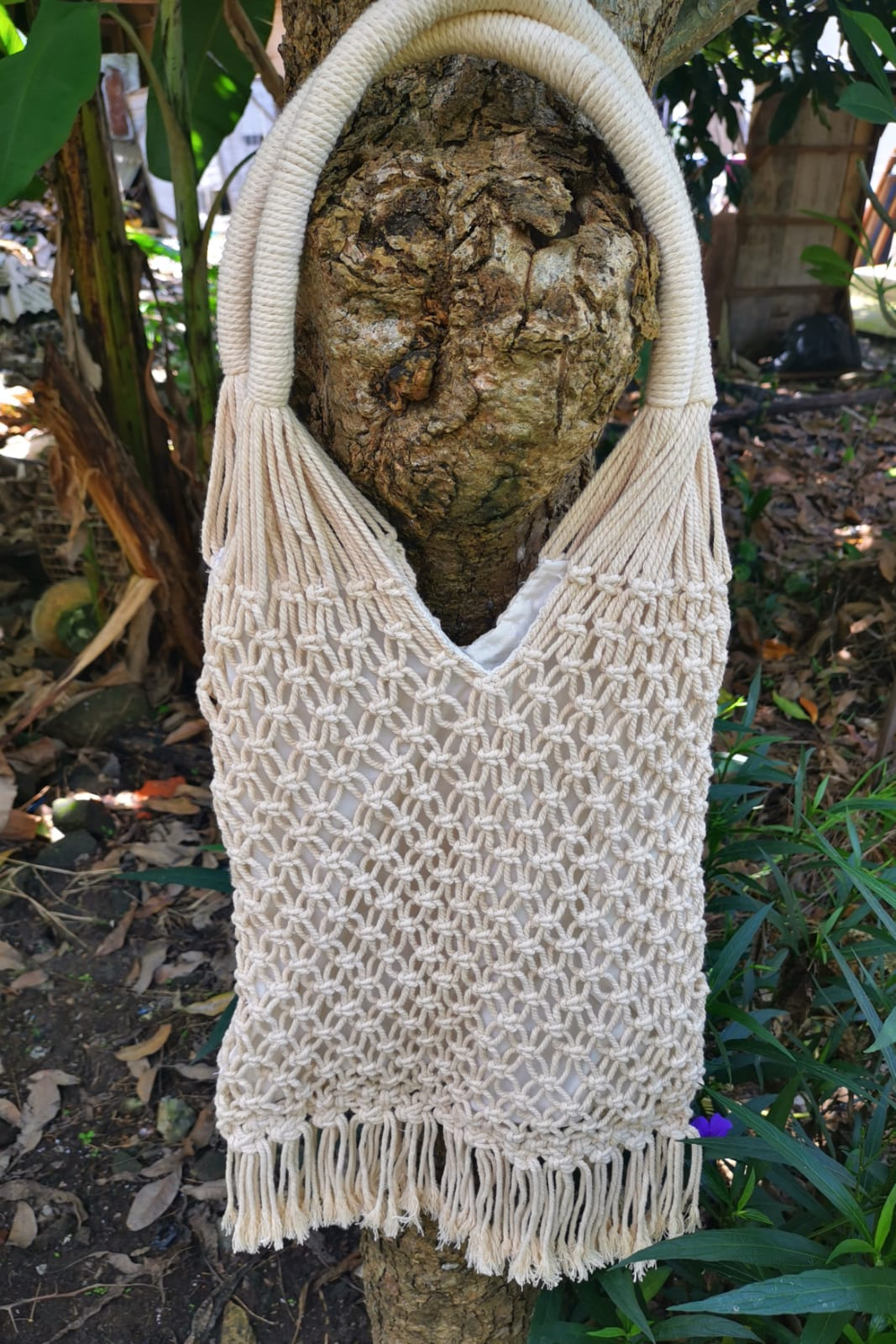 LOVELY BAG HOME MADE 100% ALGODON INNER POCKET LINING 40 x 30cm BLACK OR WHITE FAFUCOLLECTION